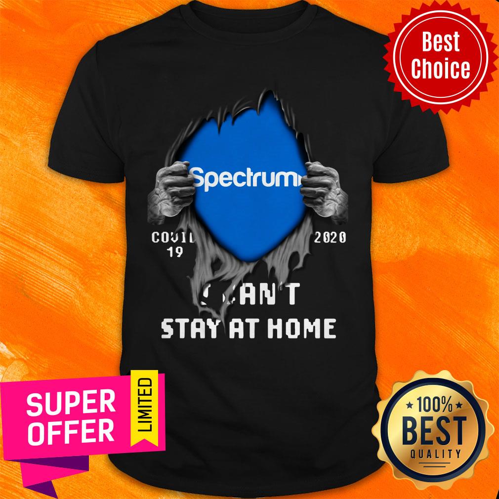 Awesome Blood Inside Me Spectrum Covid-19 2020 I Can’t Stay At Home Shirt