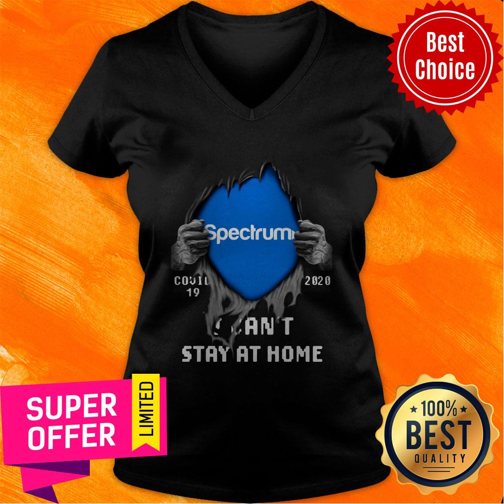 Awesome Blood Inside Me Spectrum Covid-19 2020 I Can’t Stay At Home Shirt - Image 4