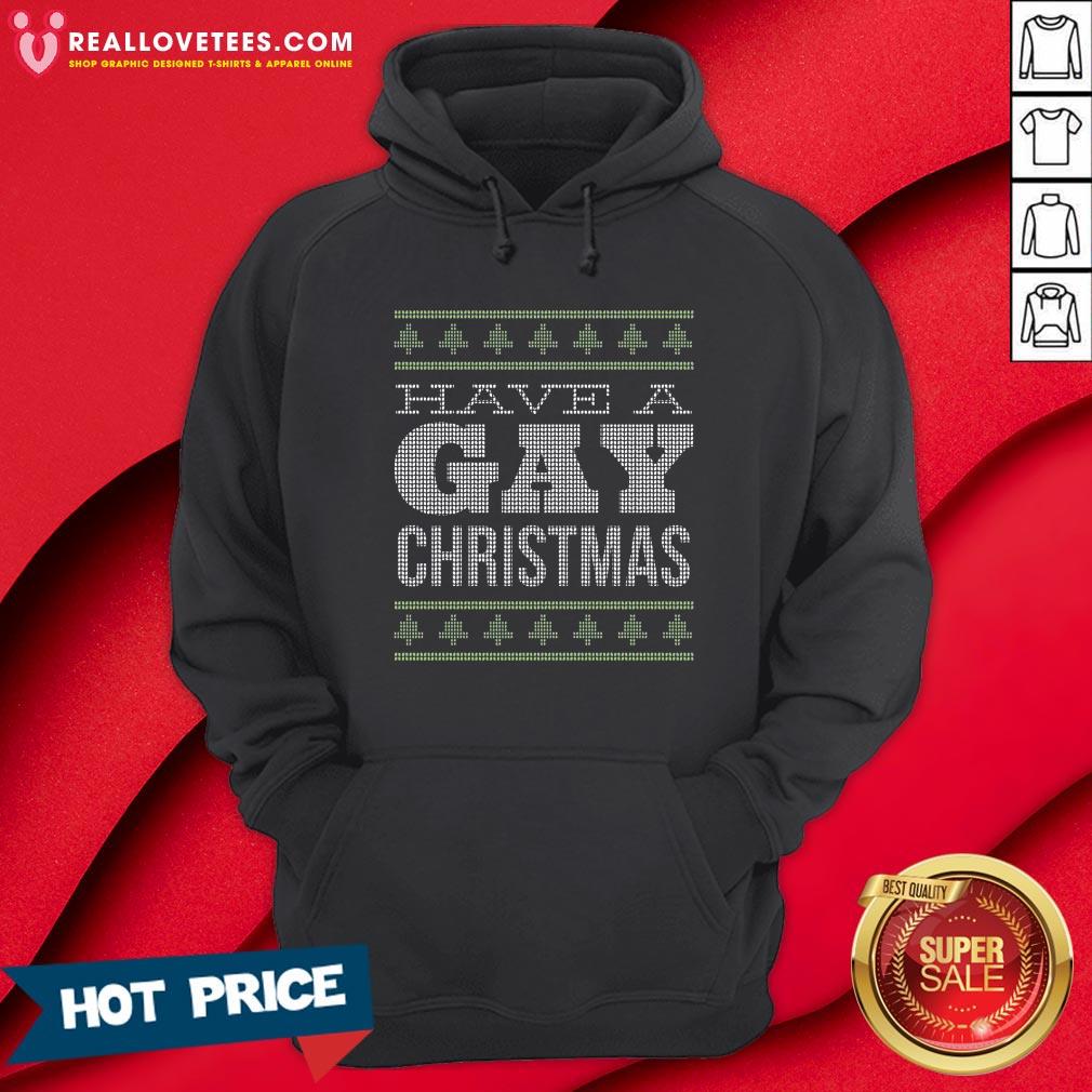 Awesome Have A Gay Christmas Ugly Shirt - Image 4