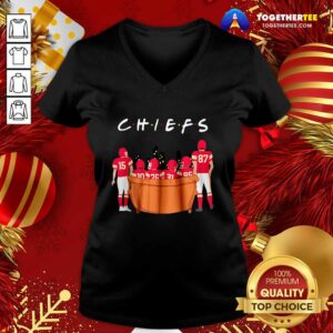 Alternative view of Official Friends TV Show Kansas City Chiefs Shirt