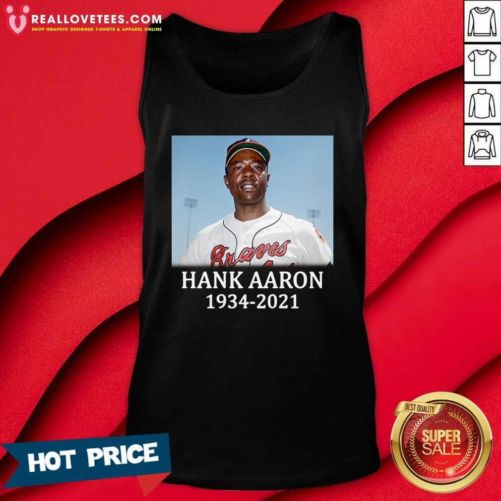 Official Rip Hank Aaron Atlanta Braves 1934 2021 Shirt - Image 2