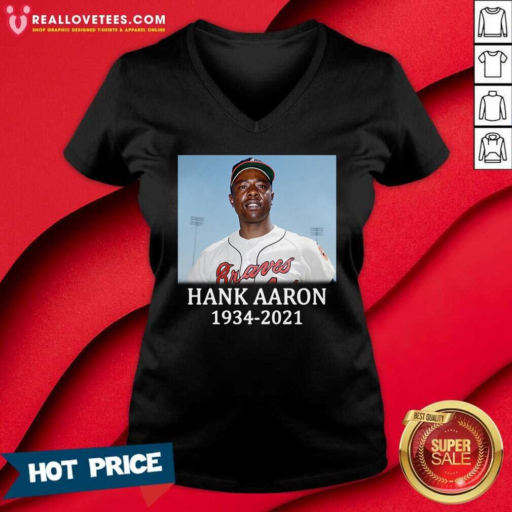 Official Rip Hank Aaron Atlanta Braves 1934 2021 Shirt - Image 5