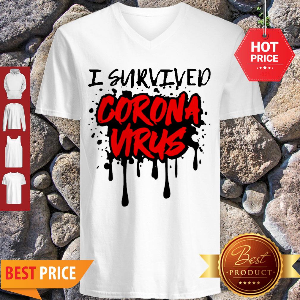 Pretty I Survived Coronavirus Shirt - Image 5
