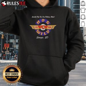 Alternative view of Official Hog Wild Saddle Up For One Helluva Ride 1996 T-Shirt