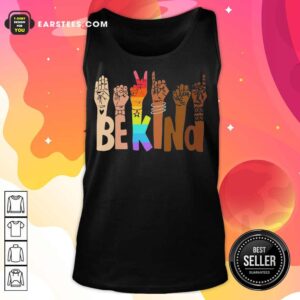 Alternative view of Nice Be Kind Skin Color LGBT Shirt