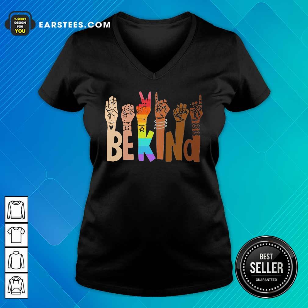 Nice Be Kind Skin Color LGBT Shirt - Image 5