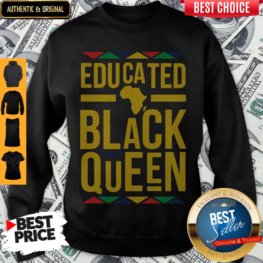 Official Educated Black Queen Shirt - Image 5