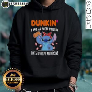 Alternative view of Cute Stitch X Dunkin' I Have An Anger Problem I Hate Stupid People Who Bother Me T-Shirt