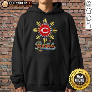 Alternative view of Hot Cincinnati Reds X Hispanic T-Shirt