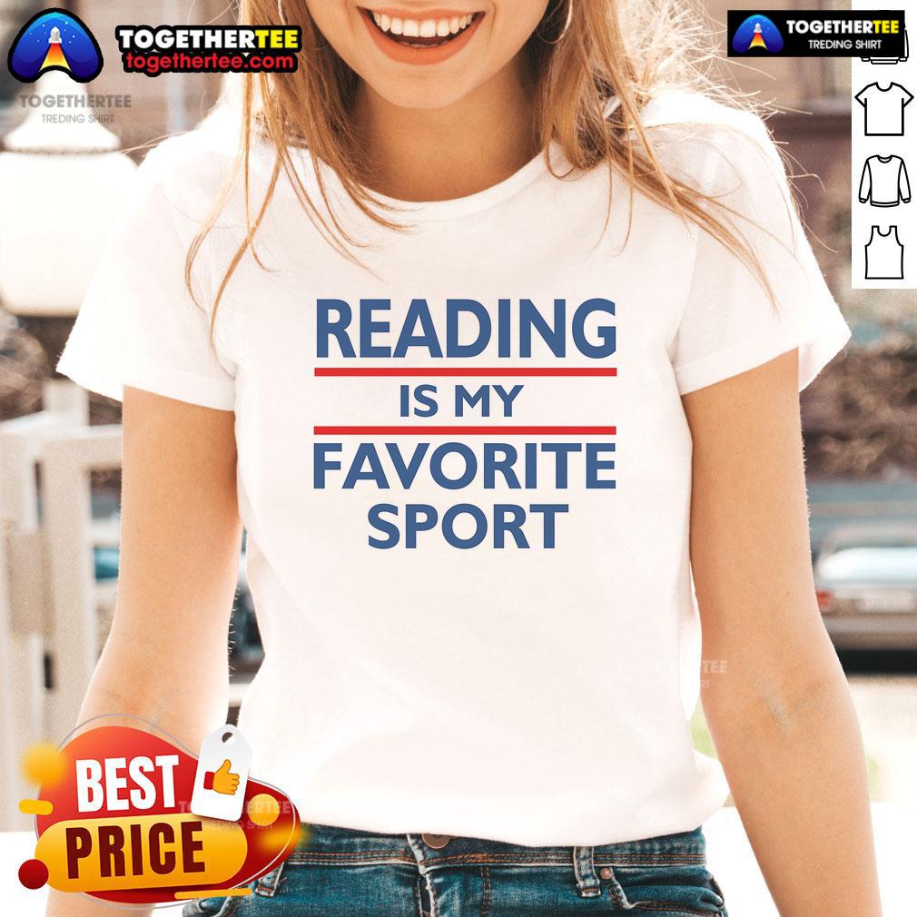 Nice Reading Is My Favorite Sport Shirt - Image 3