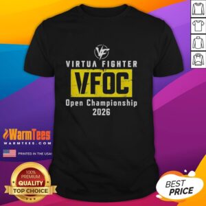 Nice Vfoc Virtua Fighter Open Championship 2026 T-Shirt