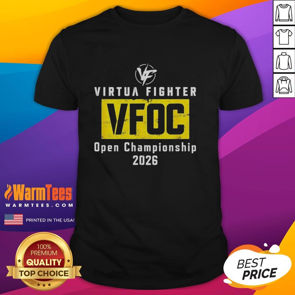 Nice Vfoc Virtua Fighter Open Championship 2026 T-Shirt