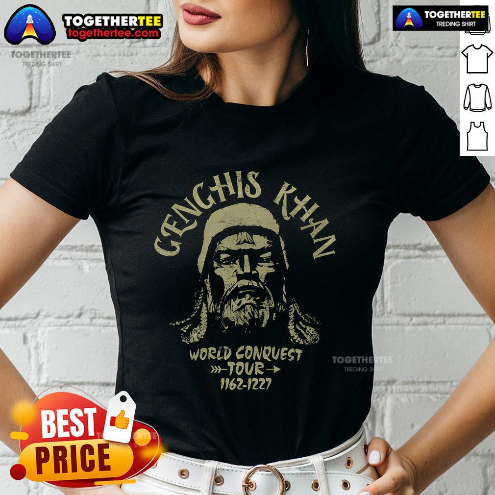 Top Genghis Khan World Conquest Tour 1162-1227 T-Shirt - Image 3