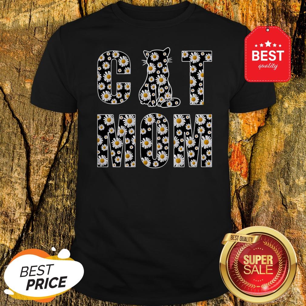 Good Cat Mom Daisy Flowers Shirt