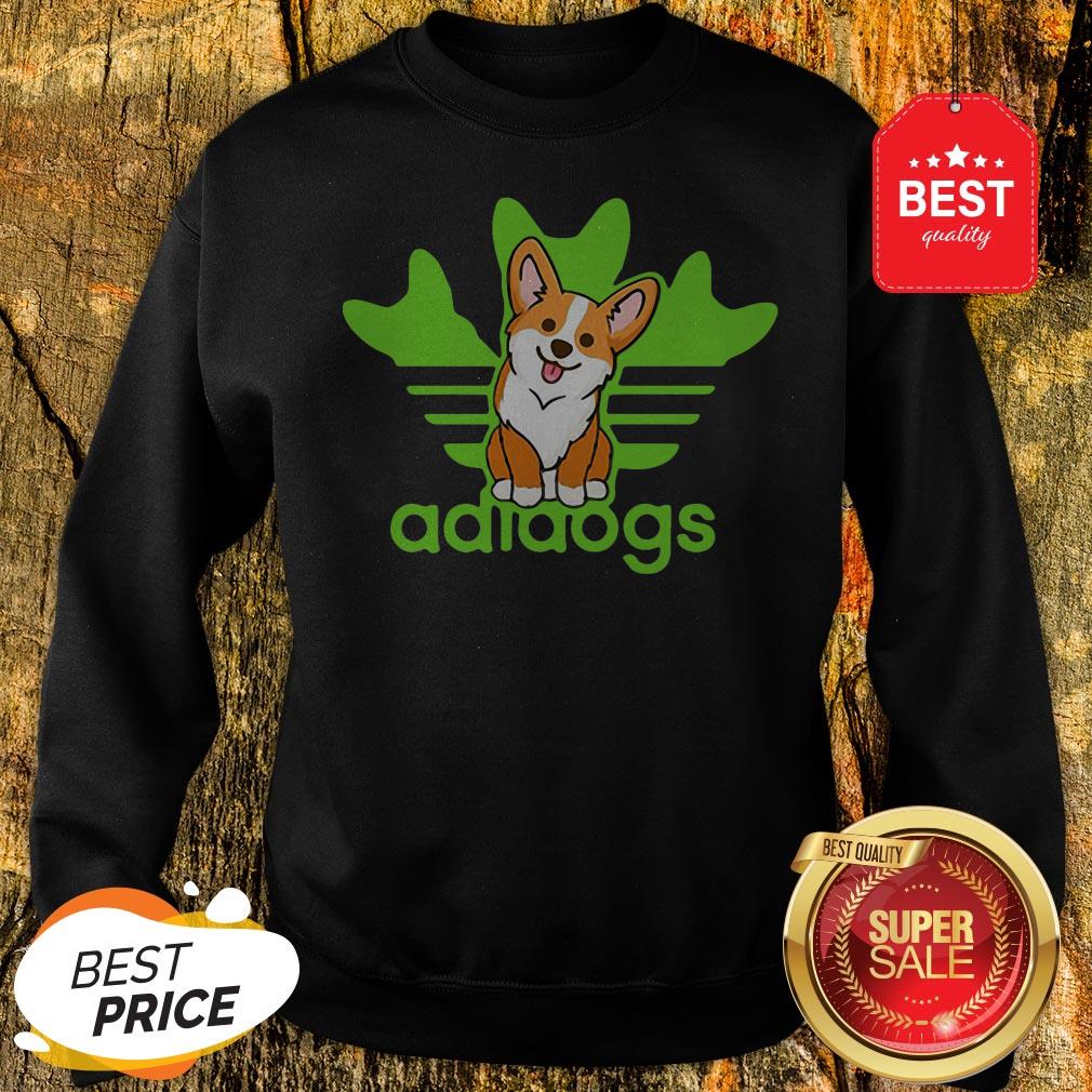 Pretty Adidogs Corgi Dog Shirt - Image 4
