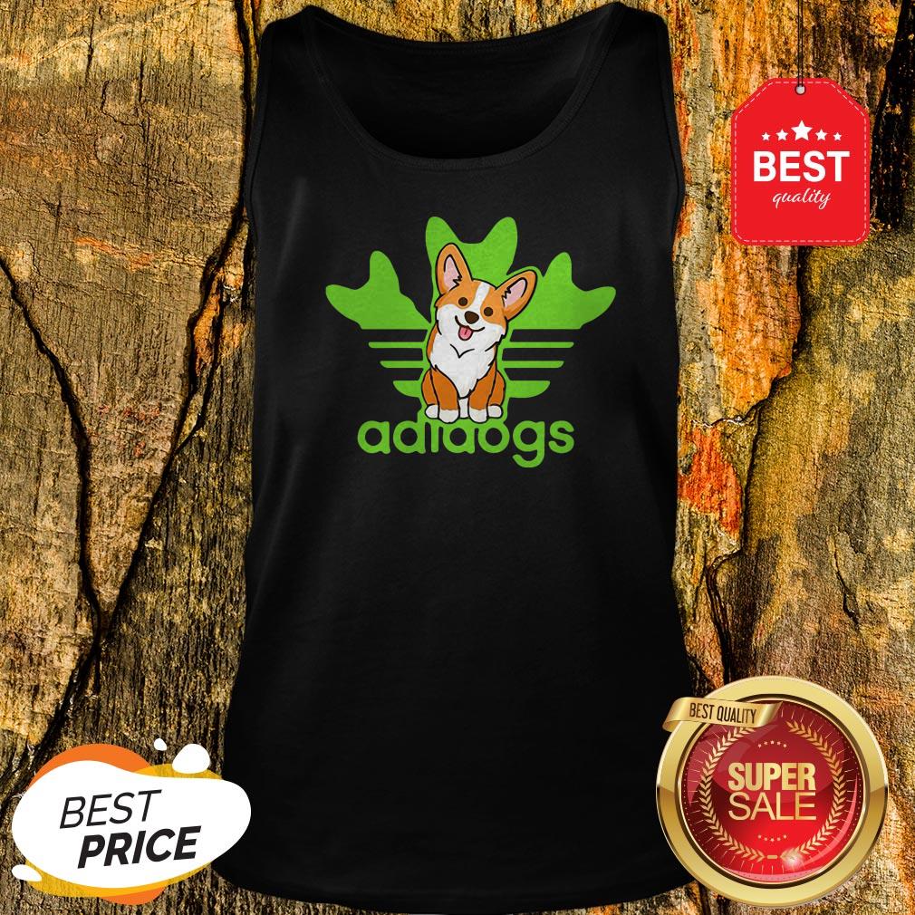 Pretty Adidogs Corgi Dog Shirt - Image 3