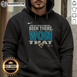 Alternative view of Original Jacksonville Jaguars 2025 AFC South Champions T-Shirt