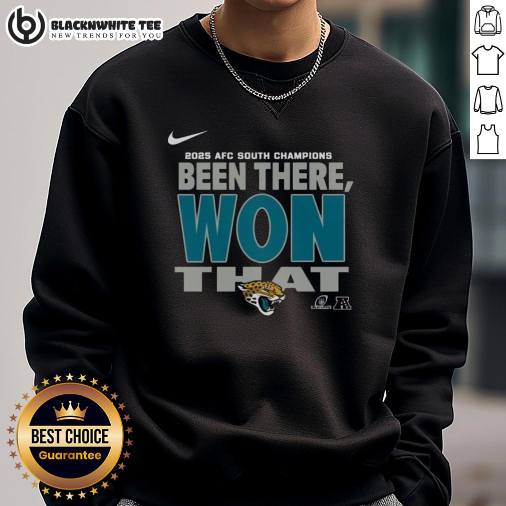 Original Jacksonville Jaguars 2025 AFC South Champions T-Shirt - Image 5