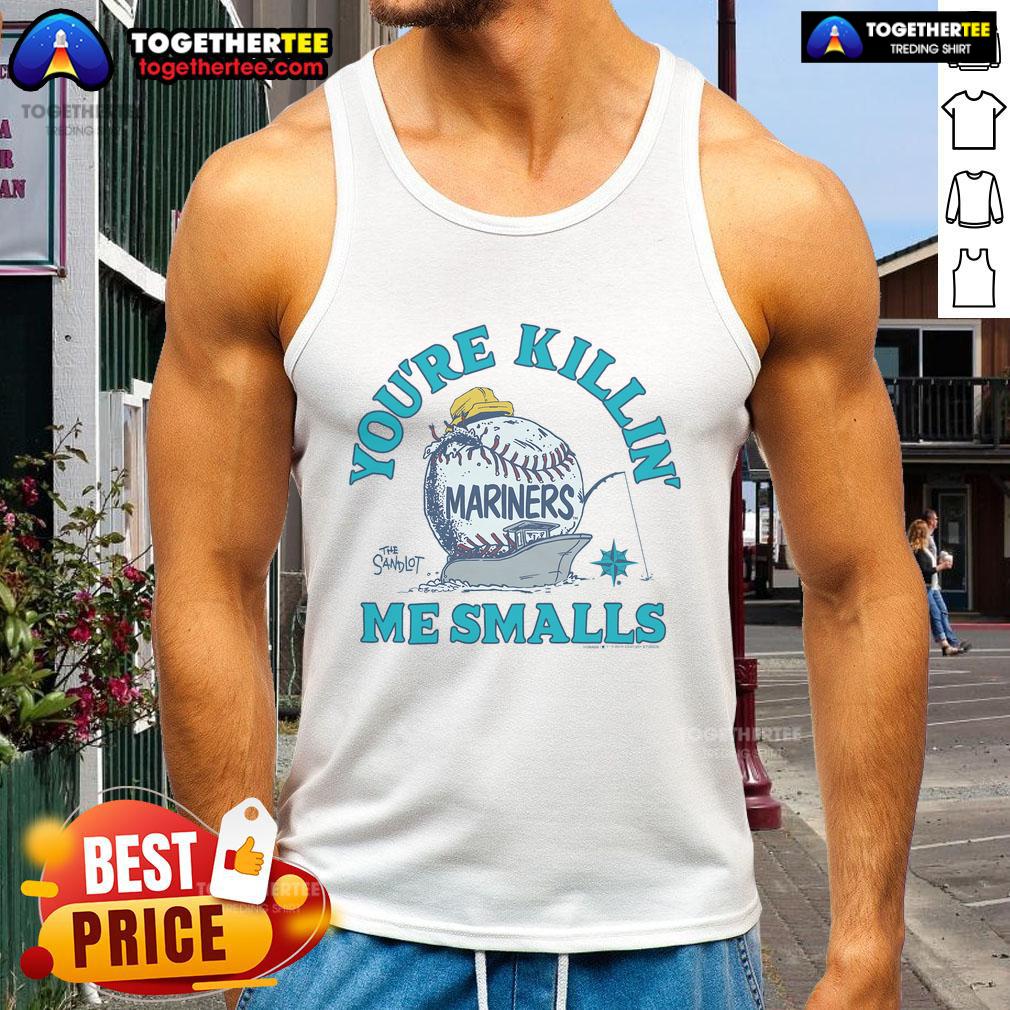 Official The Sandlot X Seattle Mariners You're Killin' Me Smalls T-Shirt - Image 4