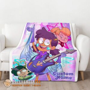 Alternative view of Awesome It's No Big Deal Amphibia Blanket Fleece Customized Blanket