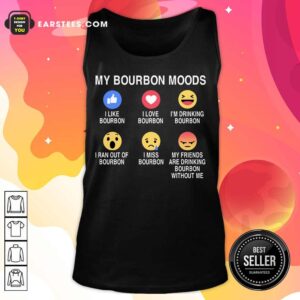 Alternative view of Funny My Bourbon Moods Icon Shirt