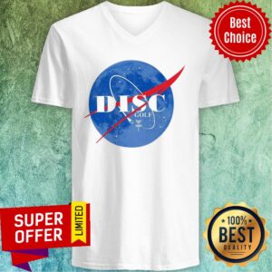 Alternative view of Disc Golf Space Agency Recycled Shirt