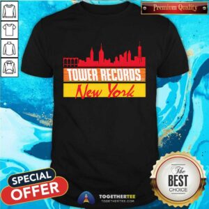 Tower Records New York Skyline T-shirt