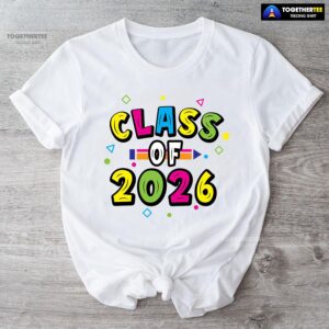 Class Of 2026 Crayon Student Back To School T-Shirt