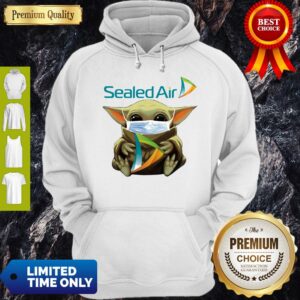 Alternative view of Cute Star Wars Baby Yoda Hug Sealed Air Mask Covid 19 T-Shirt