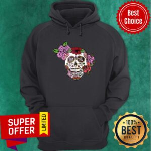 Alternative view of Sugar Skull Day Of The Dead Dia De Muertos Shirt