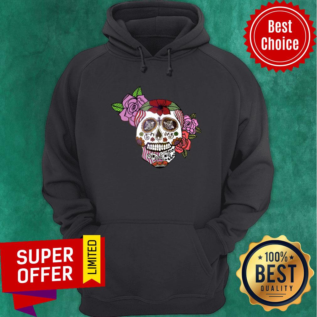 Sugar Skull Day Of The Dead Dia De Muertos Shirt - Image 2