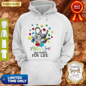 Alternative view of Nice Mother & Son Best Friends For Life Awareness Autism Shirt