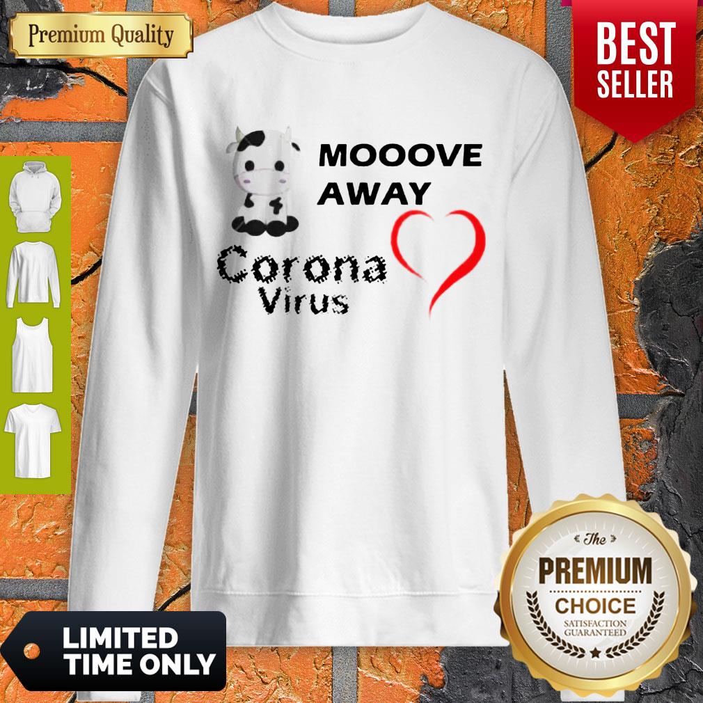 CUTE MOOOVE AWAY CORONA VIRUS SHIRT - Image 3