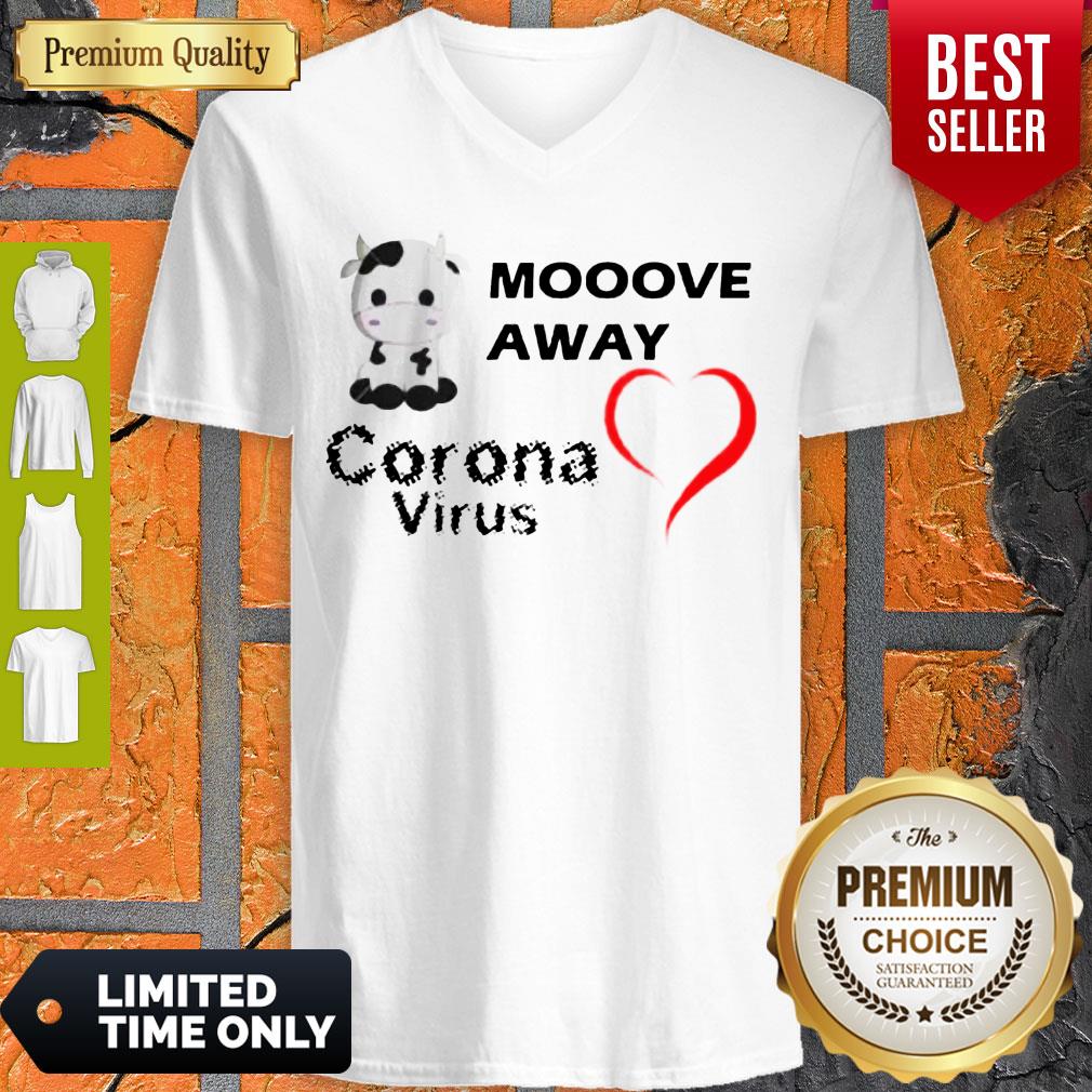 CUTE MOOOVE AWAY CORONA VIRUS SHIRT - Image 5