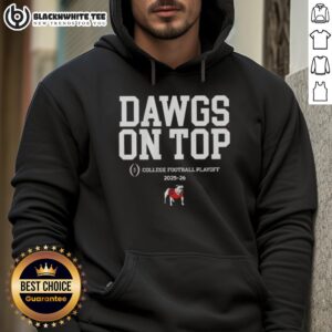 Alternative view of Premium Georgia Bulldogs Football 2025 CFB Playoff Slogan T-Shirt