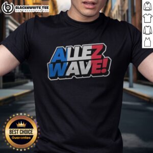 Hot France National Team Football Soccer Rugby World Cup Olympics Allez Wave Shirt
