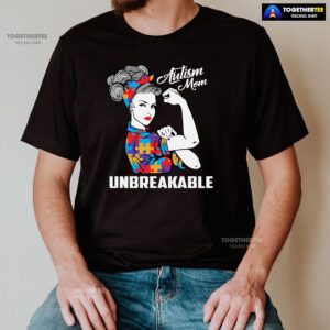 Alternative view of Autism Mom Unbreakable T-Shirt