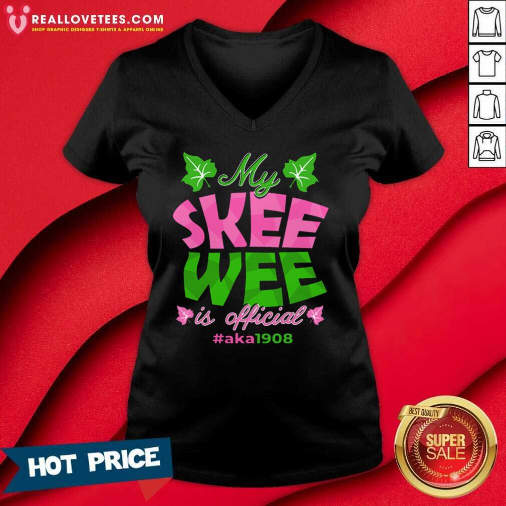 Cute Kamala Harris My Skee Wee Is Official Aka Sorority 1908 Shirt - Image 5