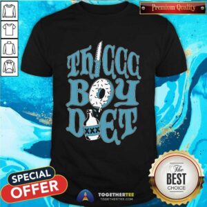 Thiccc Boy Diet Knife Donut Poison T-shirt