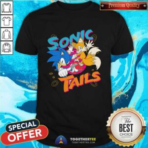 Sonic And Tails Retro Sunset T-shirt