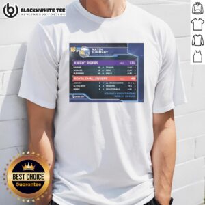 Pretty Knight Riders Vs Royal Challengers Vivo LPL 2017 T-Shirt