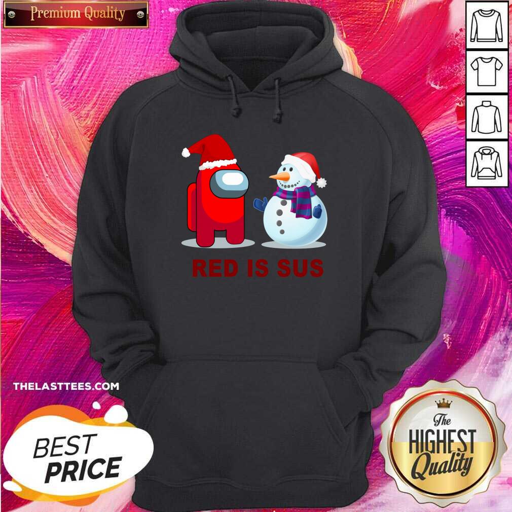 Good Red Is Sus Among Us Christmas Game Among Us Xmax Shirt - Image 5