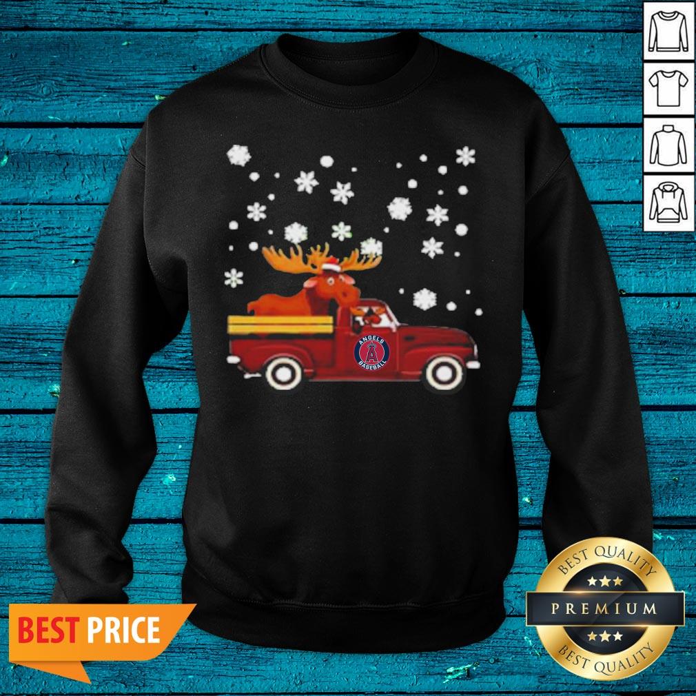 Happy Los Angeles Angels Bring Christmas Home MLB Christmas Shirt - Image 2