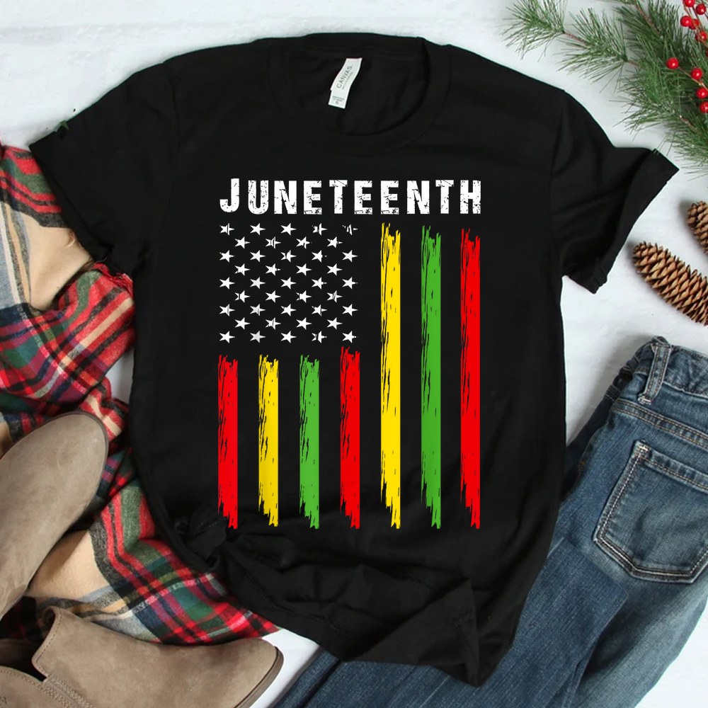 African American Flag Juneteenth Shirt