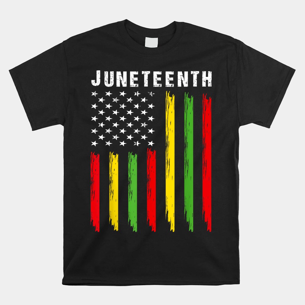 African American Flag Juneteenth Shirt - Image 4