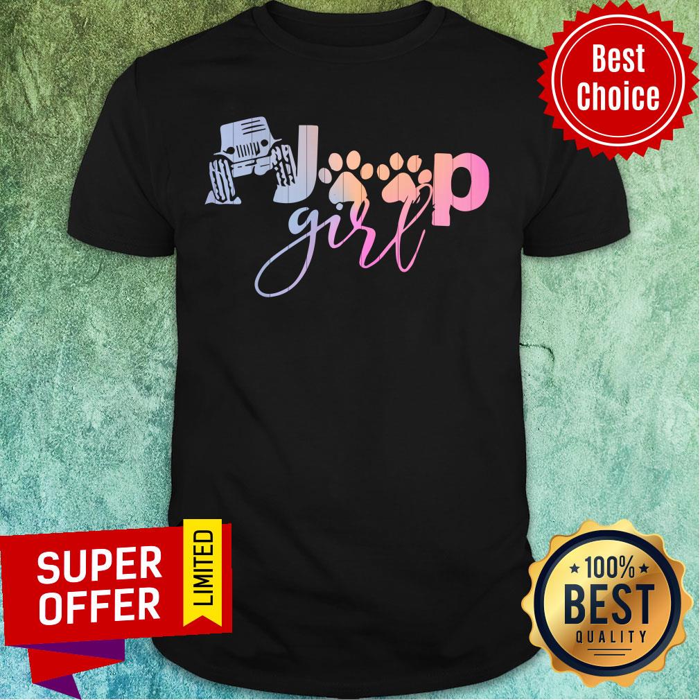 Official Jeeps Dog Paw Girl Shirt