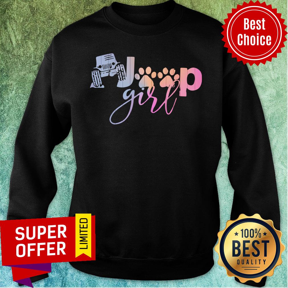 Official Jeeps Dog Paw Girl Shirt - Image 4