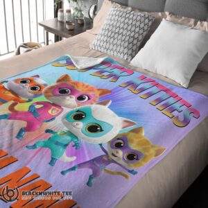 Alternative view of Cute Top Disney Cartoon SuperKitties Blanket Fleece Customized Blanket
