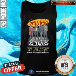 Alternative view of Hot Seinfel 35 Years 1989-2024 Thank You For The Memories T-Shirt