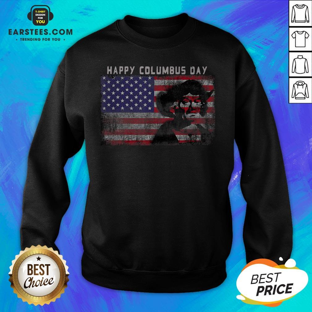 Happy Columbus Day – Italian Explorer – America – Discovery T-Shirt - Image 3